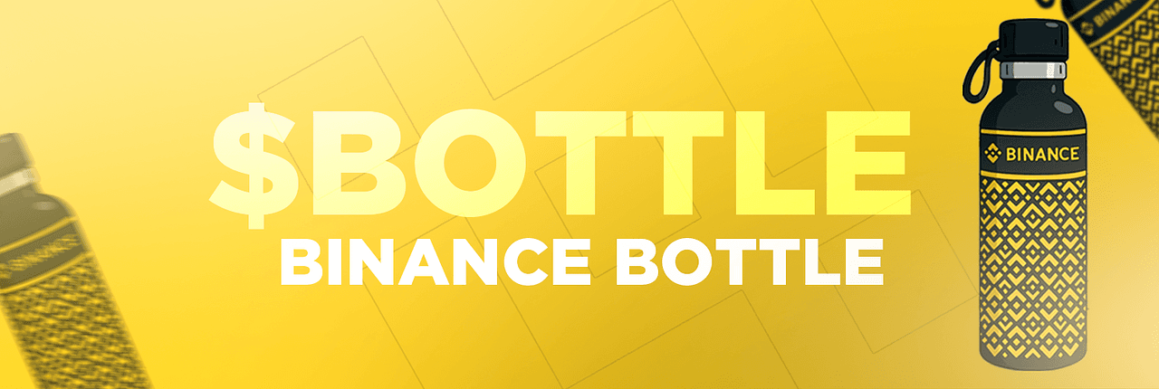 Binance Bottle Banner