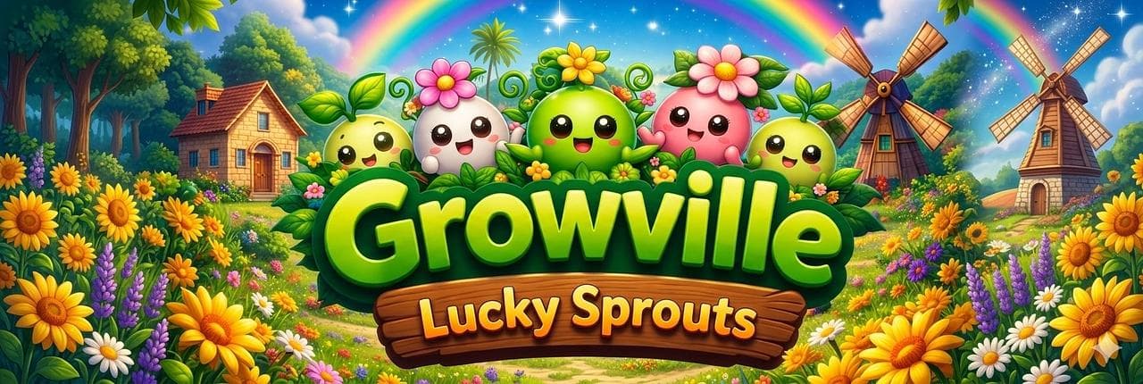 Grow Ville Lucky Sprout Banner