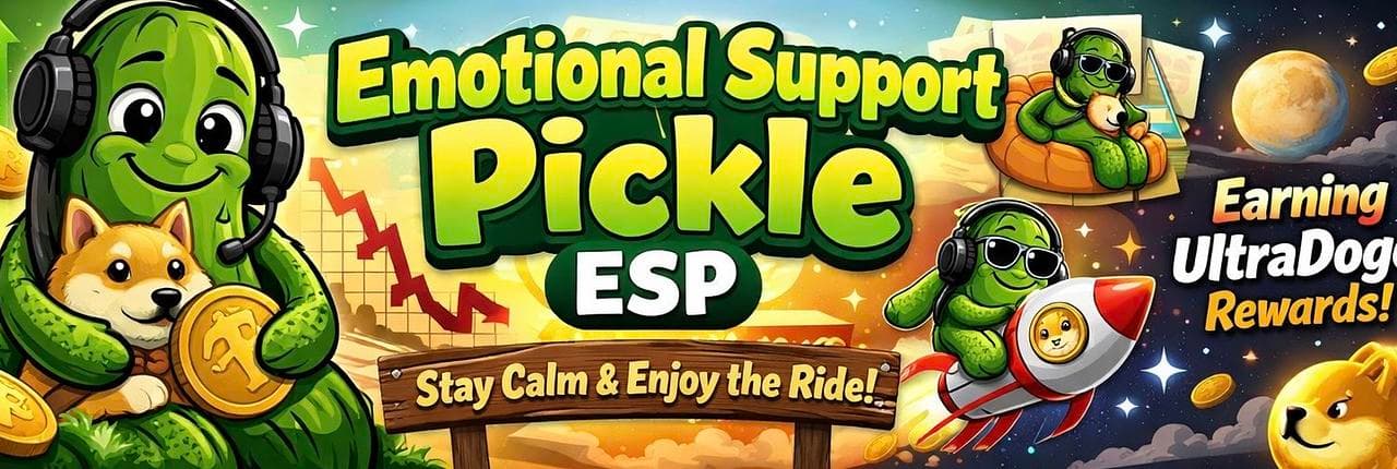 Emotional Support Pickle Banner