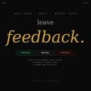 feedback