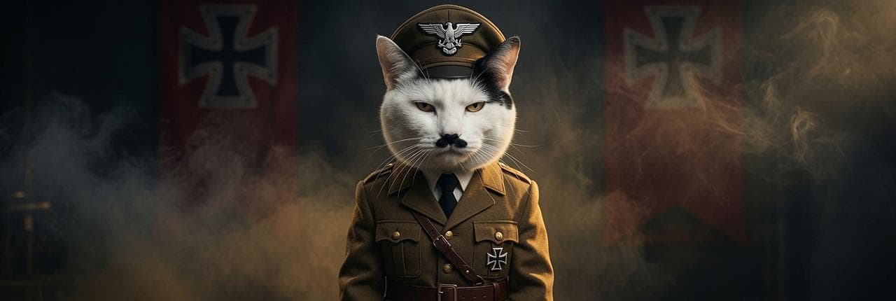 Hitler Kat Banner