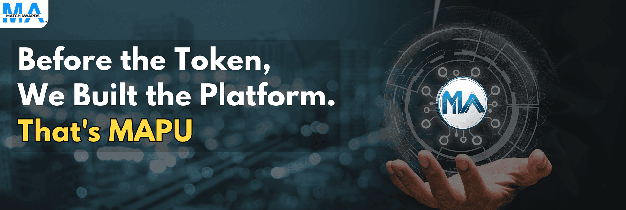 MatchAwards Platform Utility Token Banner