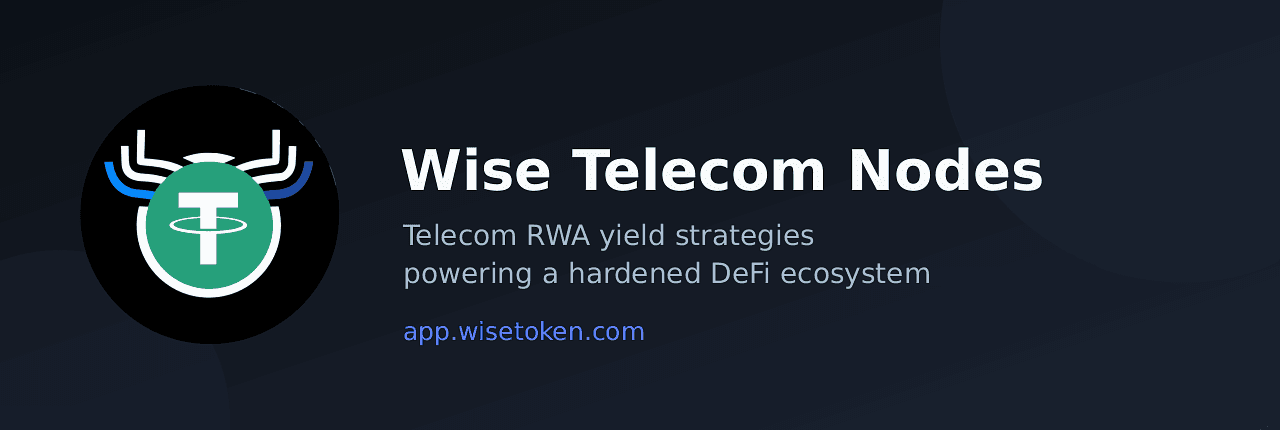 Wise Telecom Nodes USDT Banner