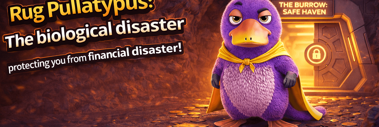 Rug Pullatypus Banner