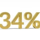 34%