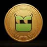 Bored gold coin