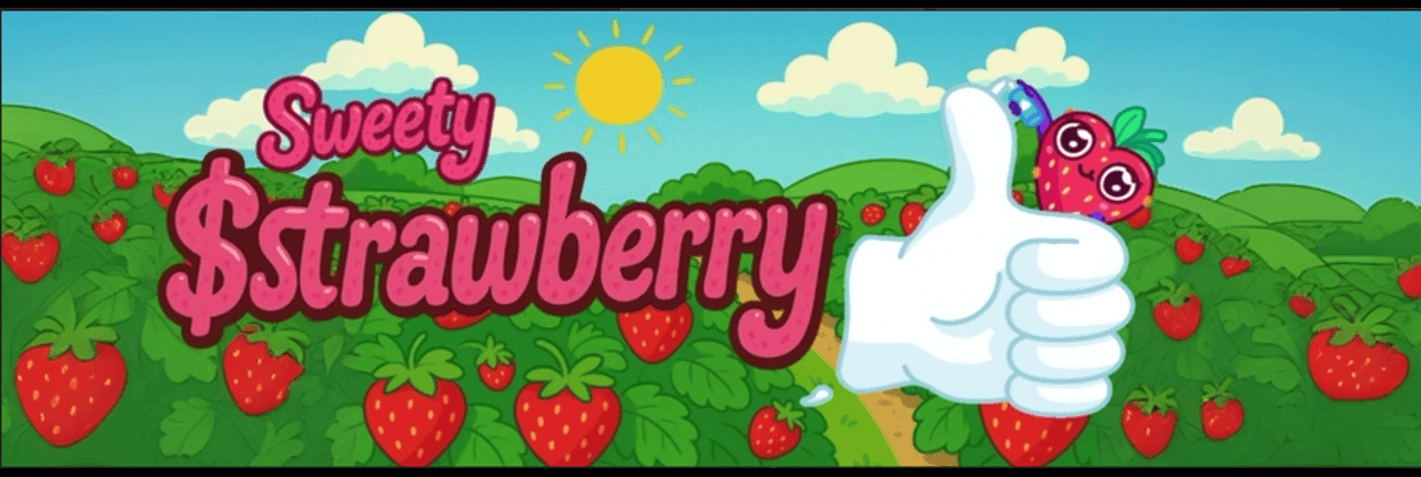 sweety strawberry Banner