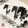 骐骥驰骋 四马齐驱