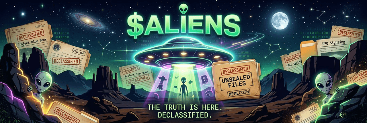 Aliens are real Banner