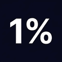 1%