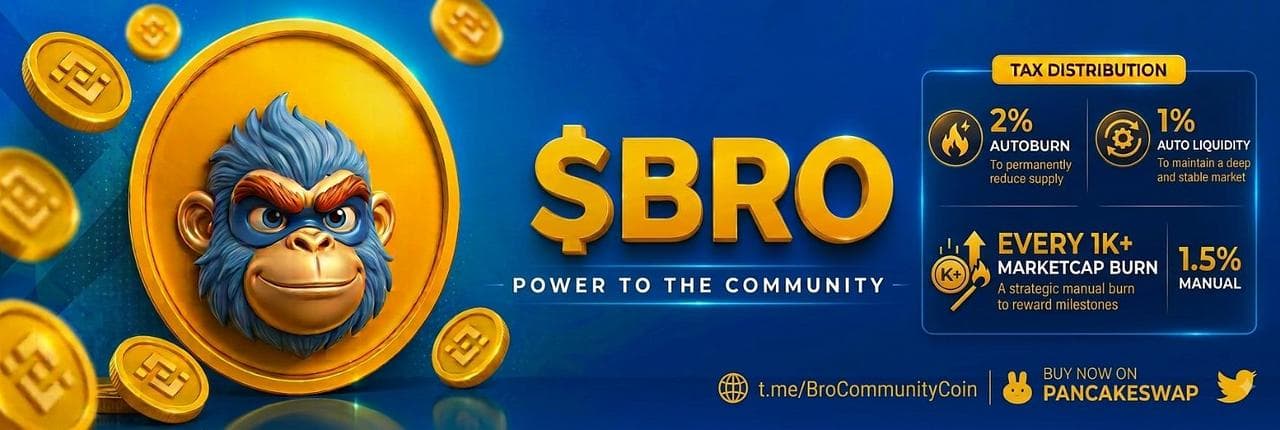 BRO COIN Banner