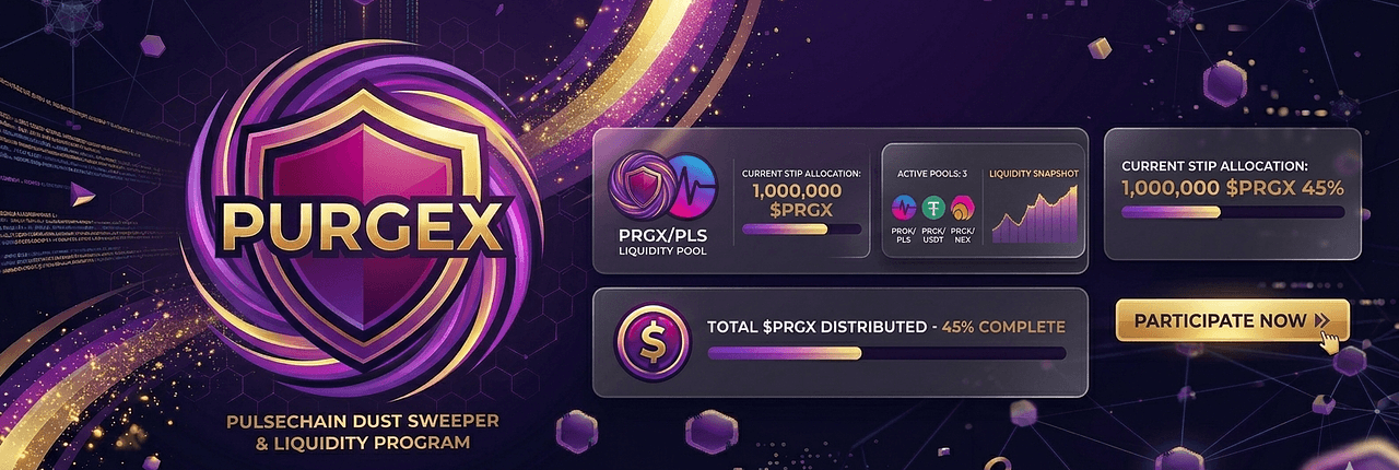 PurgeX Token Banner