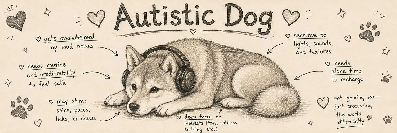 Autistic Dog Banner