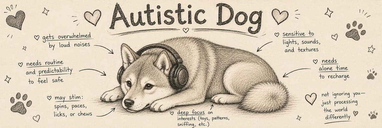 Autistic Dog Banner