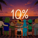 10%
