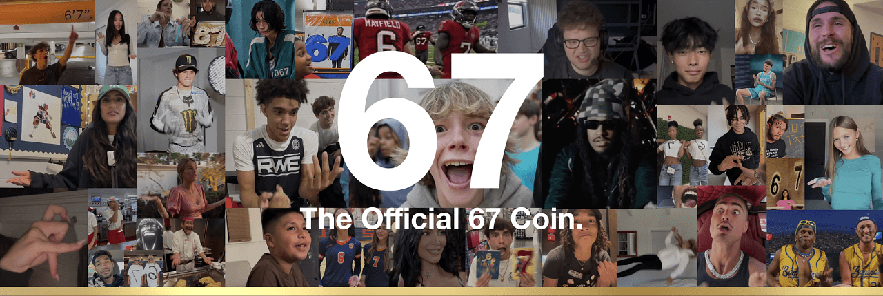 The Official 67 Coin Banner