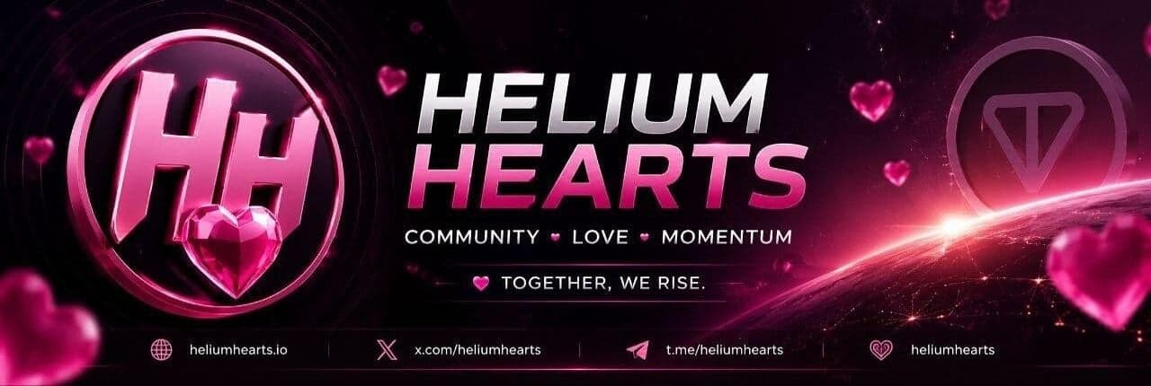 Helium Hearts Banner