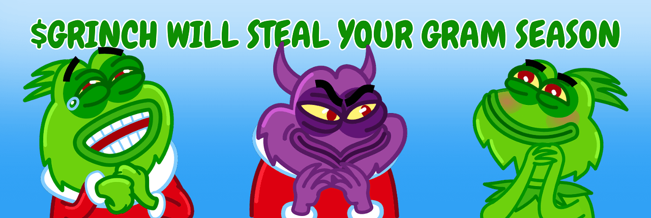 Pepe Grinch Banner