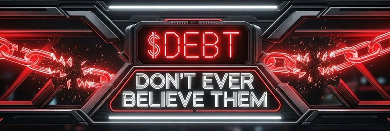 DEBT Banner