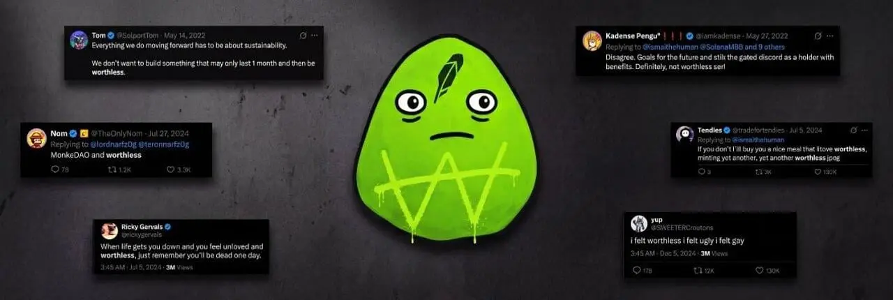 worthless coin Banner