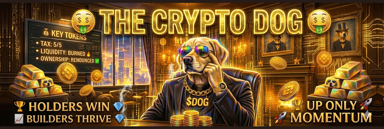The Crypto Dog Banner