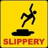 slippery