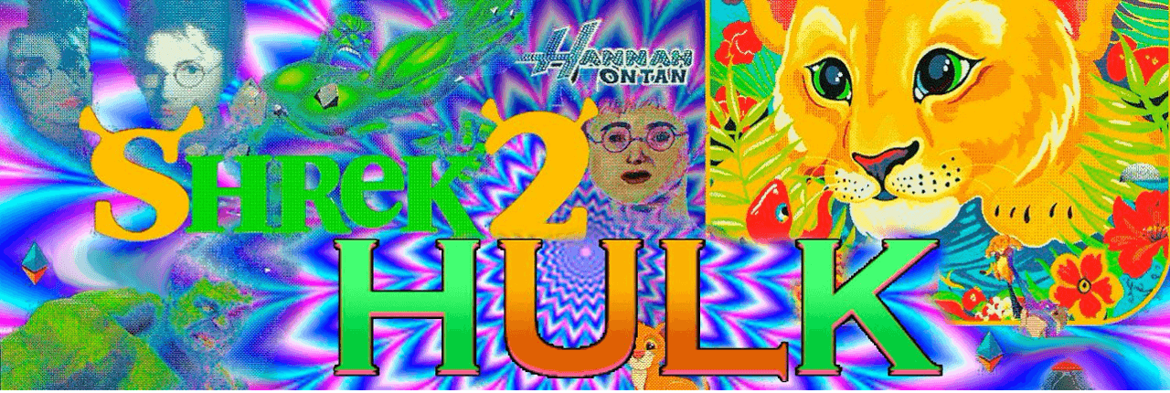 Shrek2HulkSimbaAnusHannahMontanInu Banner