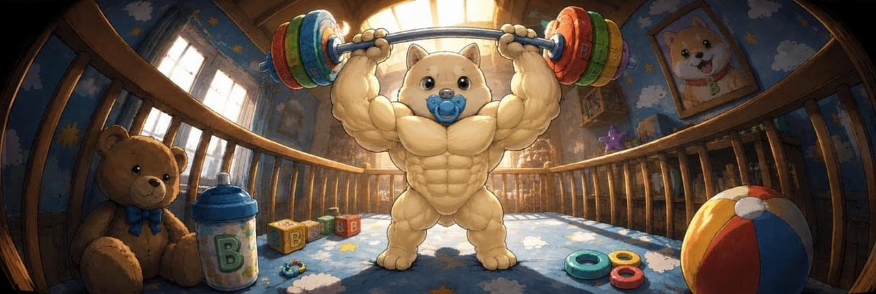 Baby Swole Doge Banner