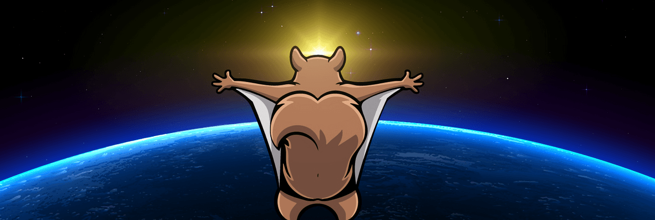 Rocky The Squirrel Banner