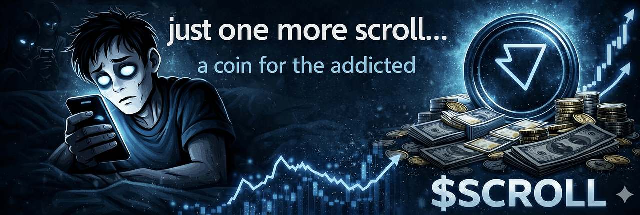 can’t stop scrolling Banner