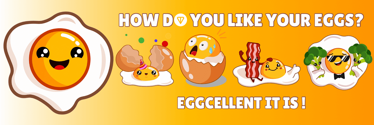 YOLKY the EGG Banner