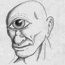 one eye