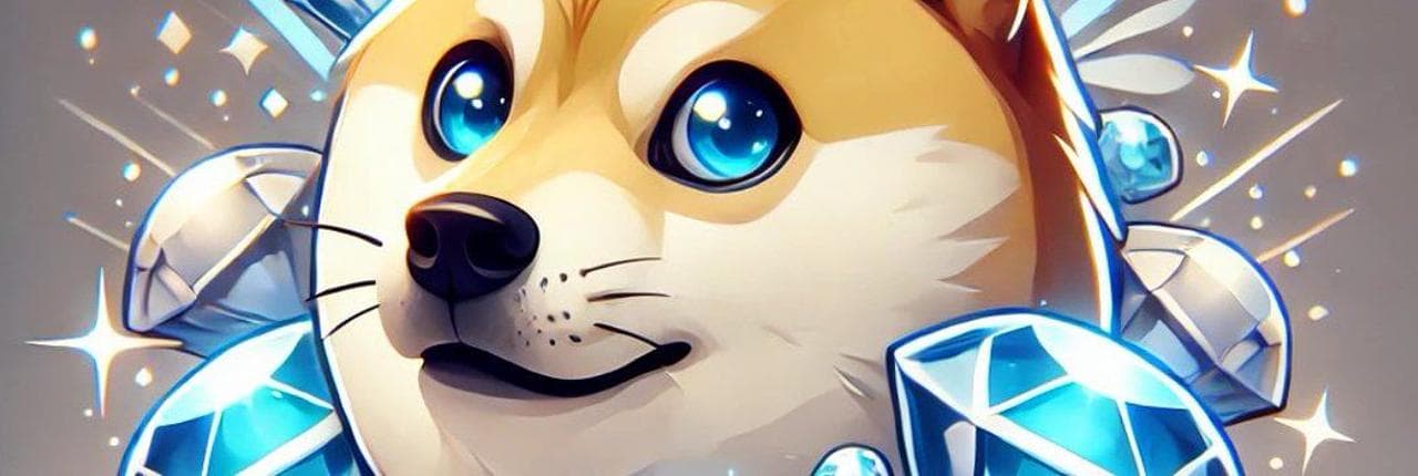 Diamond Hand Doge Banner