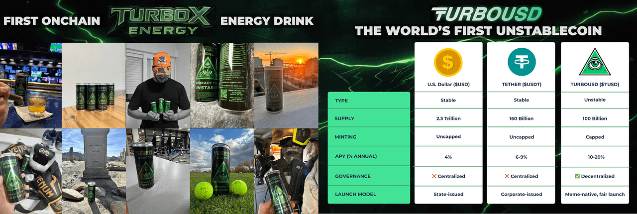 TurboUSD Unstablecoin Banner