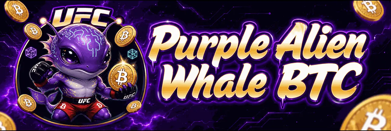 UFC PURPLE ALIEN WHALE BTC Banner