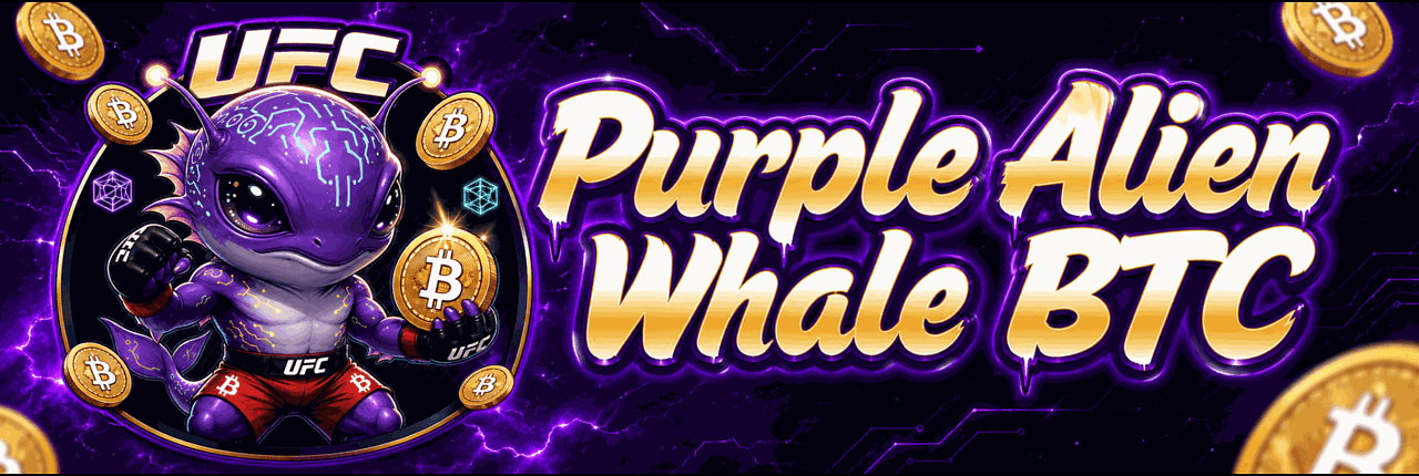 UFC PURPLE ALIEN WHALE BTC Banner