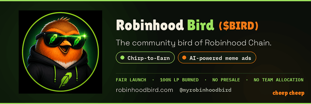 Robinhood Bird Banner