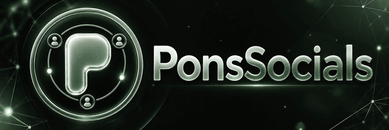 PonsSocial Banner