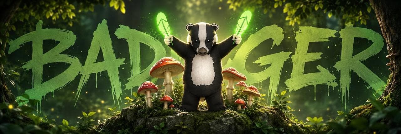Badger Badger Badger Banner