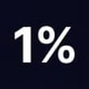 1%
