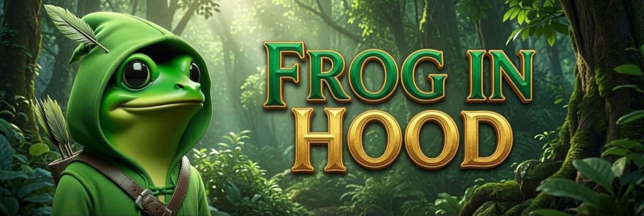 Frog In Hood Banner