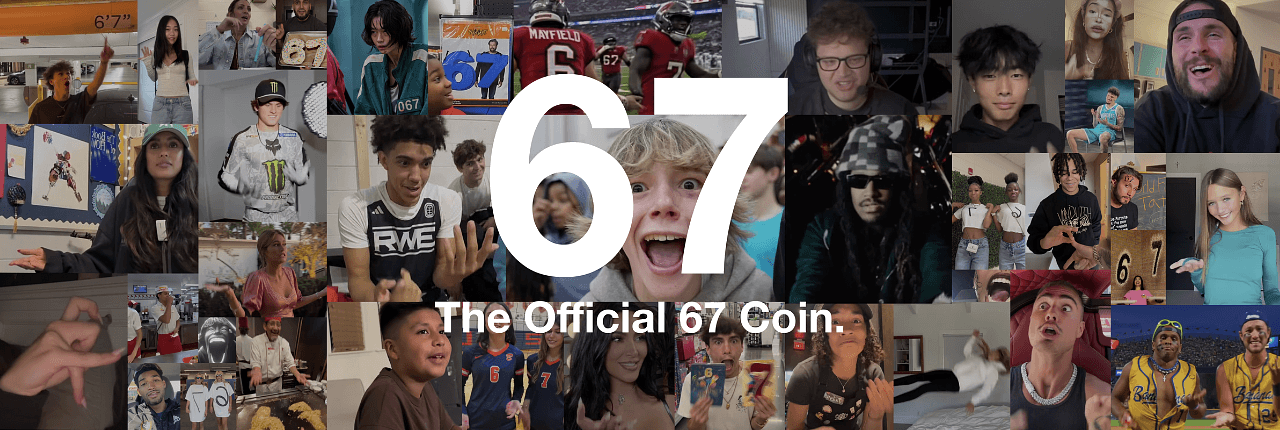 The Official 67 Coin Banner