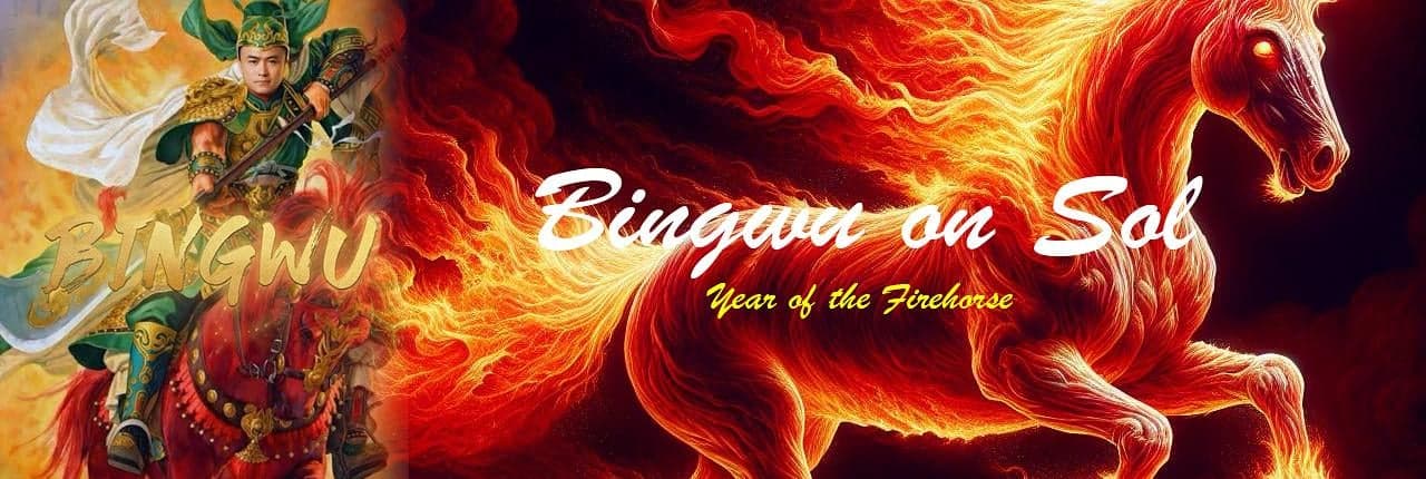 bǐngwǔ Banner