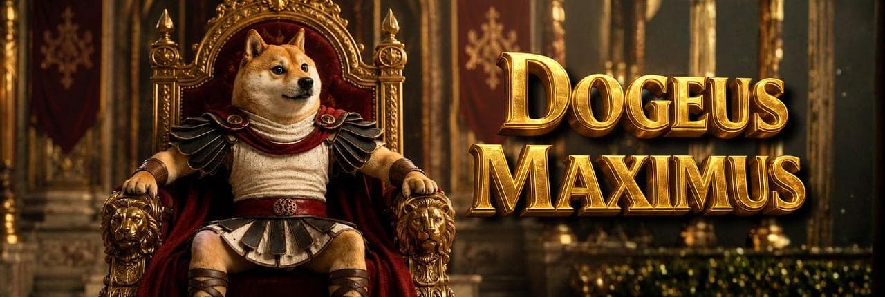 Dogeus Maximus Banner