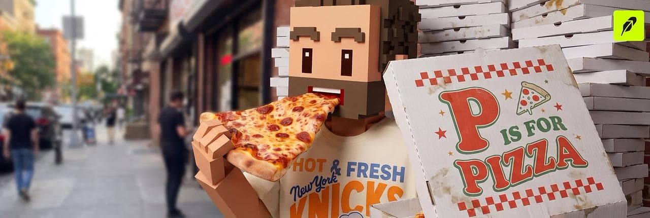p is for pizza Banner