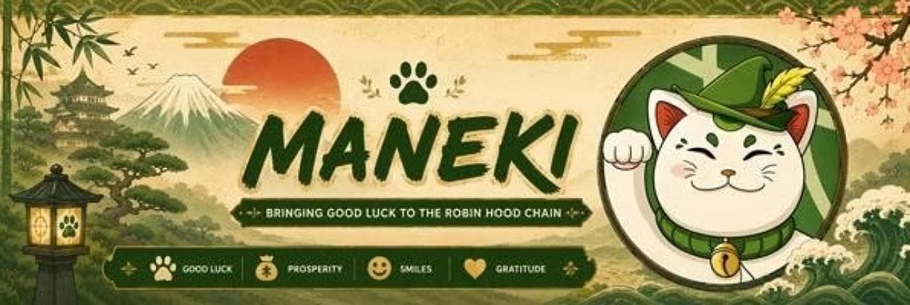 The Lucky Cat Banner