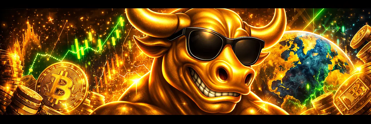Big Crypto Bull Banner