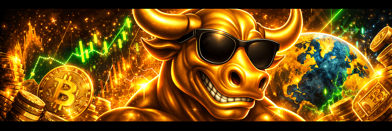 Big Crypto Bull Banner
