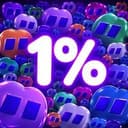 1%