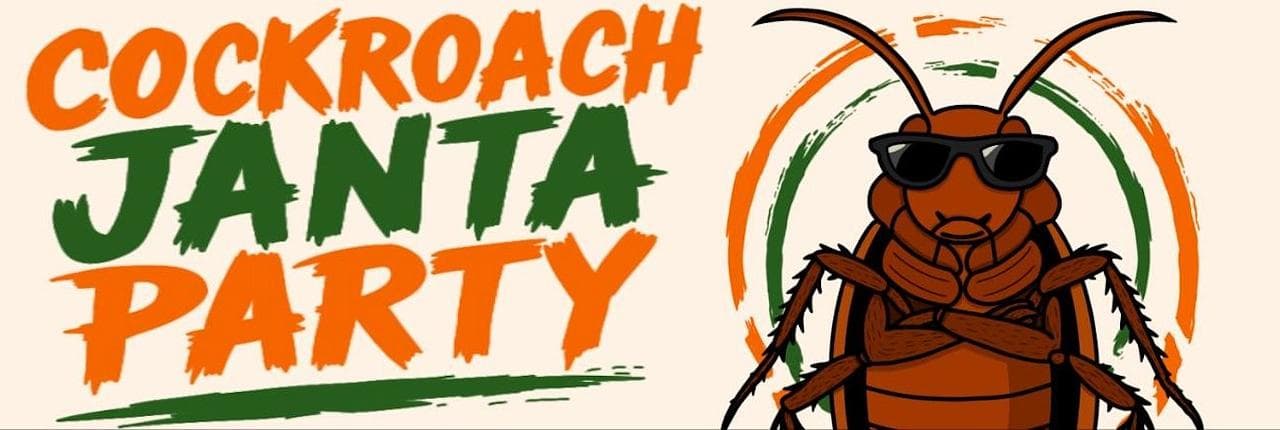 Cockroach Janta Party Banner